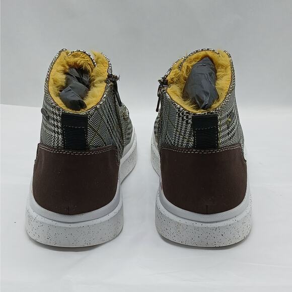 Josef Seibel Romika Sneaker Boots Women's 41(US 10.5) Houndstooth Plaid Preppy - Picture 3 of 13